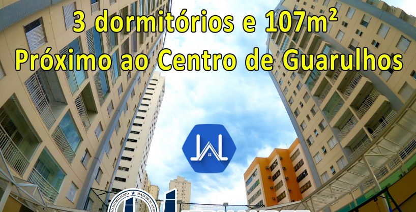 Apartamento no Condomínio Villa de Castella, Guarulhos – 107m² – Vila Moreira